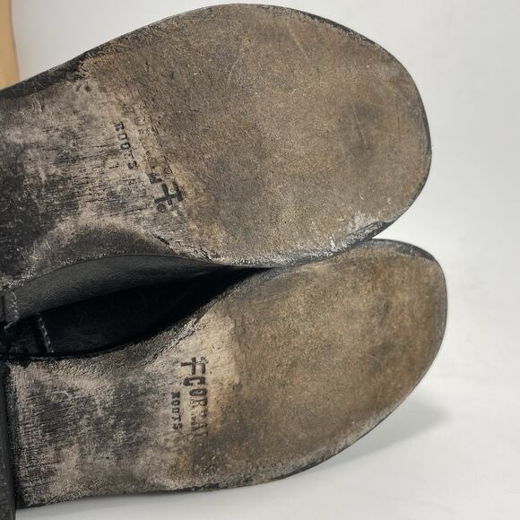 Corral Charlie Riding Boot Womens Size 8 M Indie Spirit Black Western Cowgirl - Picture 7 of 10